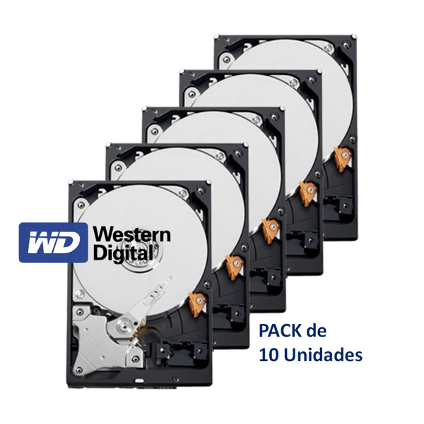 10XHD2TB  Pack de discos duros 10 unidades Western Digital WD20PURX