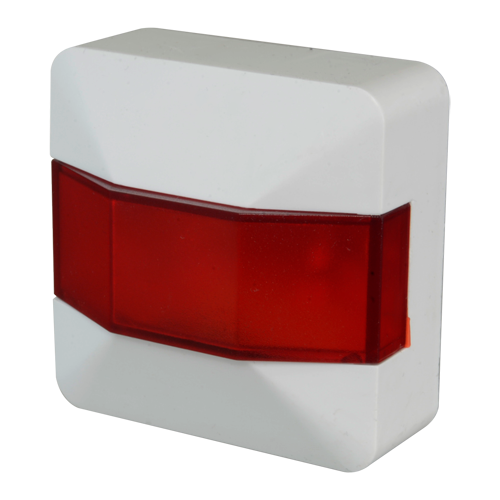SC01-LED Maxfire LED rojo de iluminación 4Especial para incendio Plástico ABS blanco
