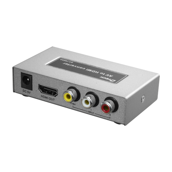 AV-HDMI-CONVERTER  Convertidor AV a HDMI 1 entrada AV 1 salida HDMI Resolución de salida 1080p