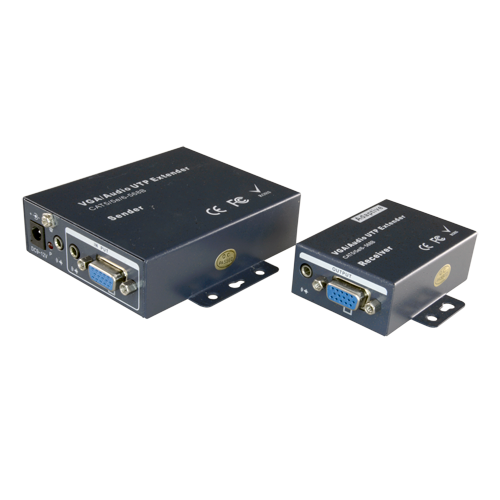 VGA-EXT   Extensor activo VGA Emisor y receptor Alcance 100 m Sobre cable UTP Cat 5/5e/6