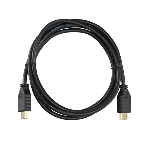 HDMI1-2  Cable HDMI Conectores HDMI tipo A macho Alta velocidad 1.8 m Color negro Anticorrosión
