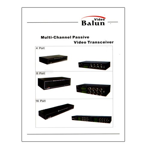 BA616P-HD  Video Balun4N1 (HDTVI, HDCVI, AHD y CVBS) 16 canales pasivos Incluye 16 BA612P-HAC