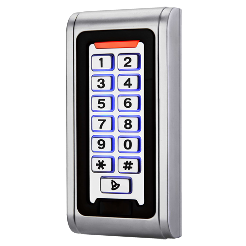 AC103 Control de acceso autónomo Acceso por teclado y EM RFID Salida relay, alarma y timbre