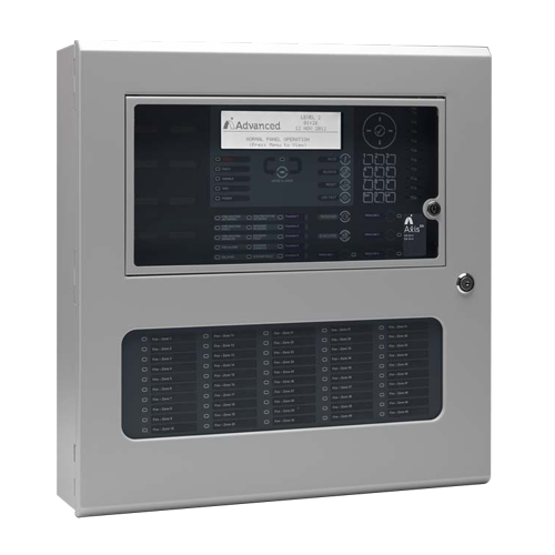 ADV-ESMX-5402V  Central analógica Advanced de 2 lazos ampliable a 4 Hasta 240 dispositivos por lazo