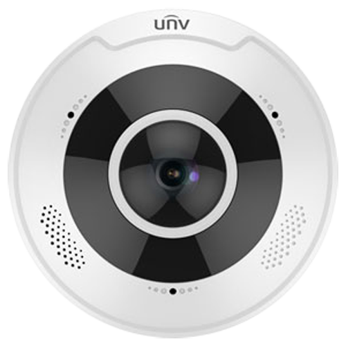 UV-IPC868ER-VF18-B  FishEye 12Mpx  IR LEDs Alcance 10 m | Audio y Alarmas Interfaz WEB, CMS, NVR