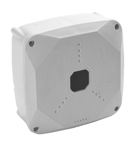CBOX-B52PRO   Caja de conexiones para cámaras domo      Apto para uso exterior