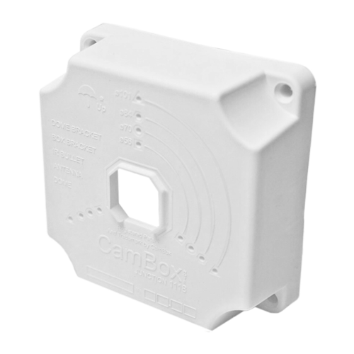 CBOX-NX1-1118  Caja de conexiones para cámaras domo y bullet Apto para uso exterior