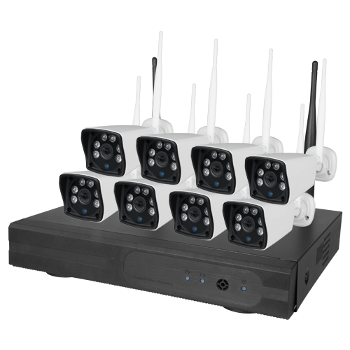 NV-KIT820W-H      Kit de Videovigilancia Nivian   Conexión ethernet y WiFi  Instalación Plug&Play