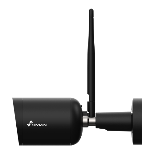 NVS-IPC-01B  Nivian Smart Cámara 1080P Wifi 2.4 GHz Apta para exterior | IR hasta 10 m Slot Micro SD