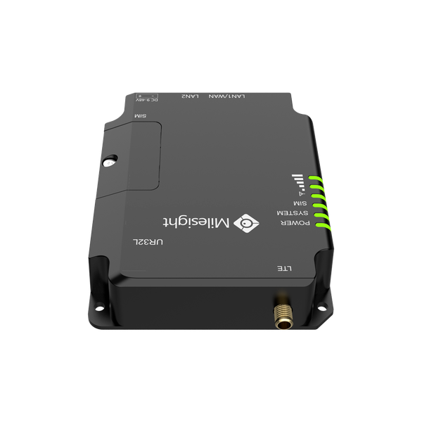 MS-UR32-L04EU-P-W  Milesight Router Industrial 4G WiFi PoE 2 puertos Ethernet RJ45 10/100 PoE