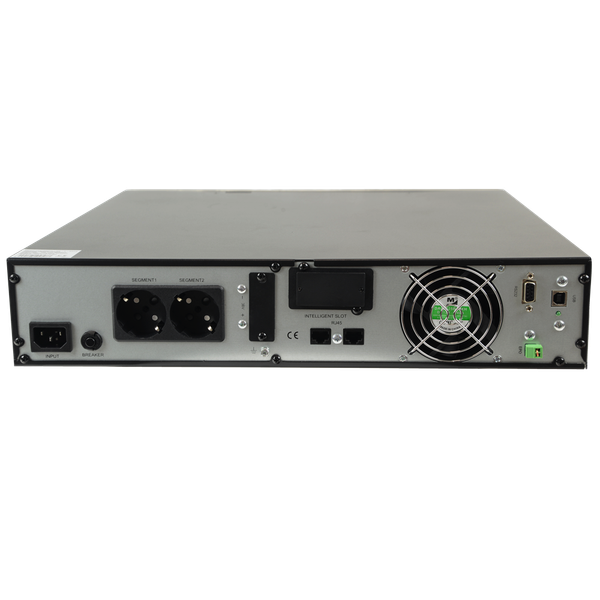 UPS2000VA-ON-2-RACK  SAI online para instalar en rack o torre Potencia 2000VA/1800W 2 salidas SAI/UP