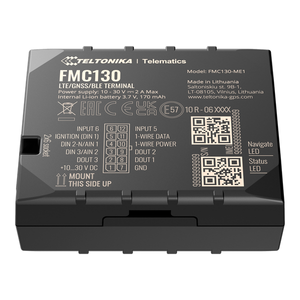 TK-FMC130  Tracker avanzado para vehículos Conexión cableado interno Instalación oculta