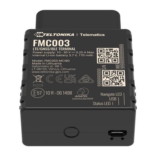 TK-FMC003  Tracker Plug & Play para vehículos Conexión OBD Instalación rápida y accesible 4G, 2G