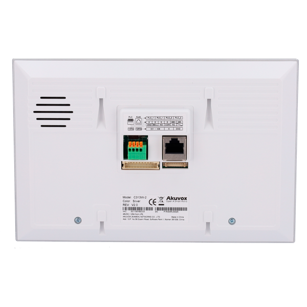 AK-KIT02-2  Kit de videoportero en superficie Linux 2 hilos & WiFi | Placa y monitor Audio bidirecci
