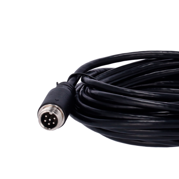 ST-6PIN-IP-70  Streamax Cable para cámaras IP PON Conector M12 aviación 6 Pines Longitud 7m M/H
