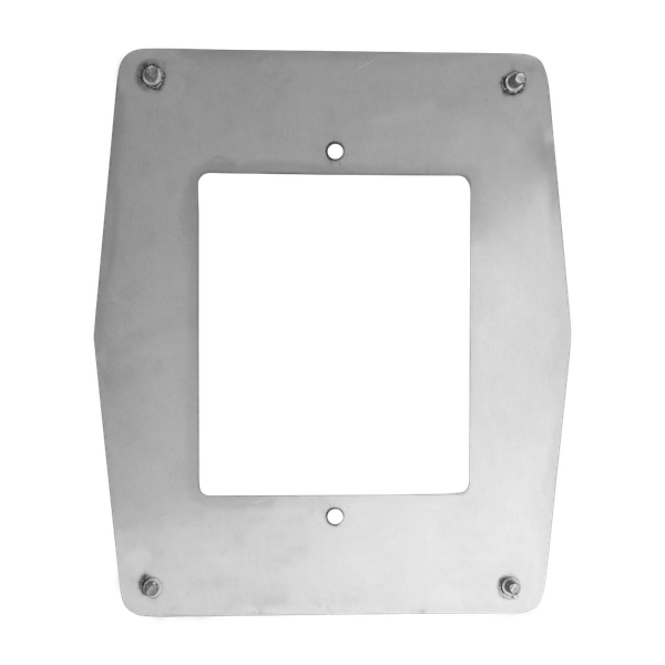 ZK-TSA10-1  Placa de acero personalizada para tornos Embellecedor para lectores biométricos