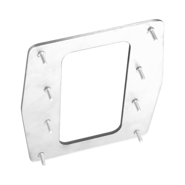 ZK-TSA10  Placa de acero personalizada para tornos Embellecedor para lectores biométricos