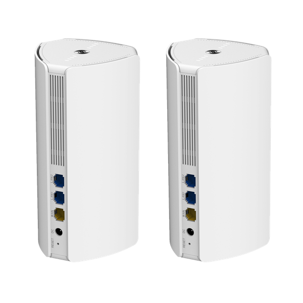 RG-M18(2 pack)  Reyee Pack 2 Routers Gigabit Mesh Wi-Fi 6 AX1800 3 Puertos RJ45 10/100/1000 Mbps